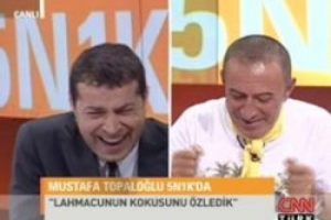 Mustafa Topaloğlu'na canlı yayında kebap jesti