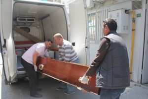 Bı&ccedil;aklanarak &ouml;ld&uuml;r&uuml;len anne ve kızın cenazesi adli tıptan alındı