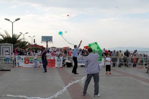 G&ouml;ky&uuml;z&uuml; u&ccedil;urtmalar ile şenlendi