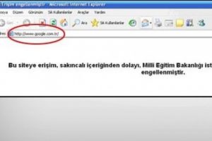 Okulda &ouml;ğretmene Google yasak
