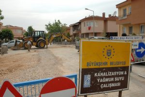 Bursa'nın yağmur suyu hatları Avrupa normlarında