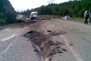 Harmancık'ta facia kıl payı atlatıldı