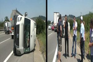 Turgay Başyayla kaza ge&ccedil;irdi