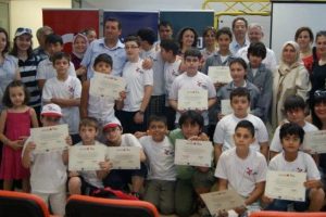 'Bilim Yaz Kampı`na tebrik yağmuru