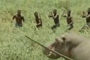Afrika yerlilerinin vahşi av taktiği