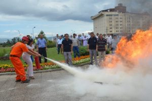 Osmangazi'de nefes kesen tatbikat