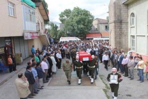 Şehitlere son g&ouml;rev