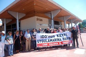 İDO'ya siyah &ccedil;elenk