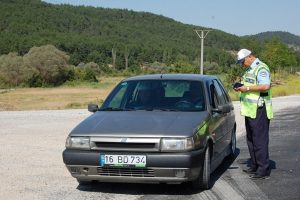 Harmancık emniyeti kazaları &ouml;nlemeyi hedefliyor