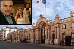 Elysee Sarayı'nda yaprak d&ouml;k&uuml;m&uuml;