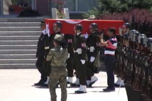 Şehit Dağlı askeri t&ouml;renle memleketine g&ouml;nderildi
