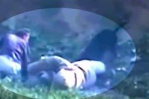 K&ouml;pek saldırısı saniye saniye kamerada