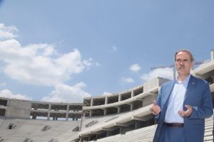 Stadyum kaba inşaatında sona doğru