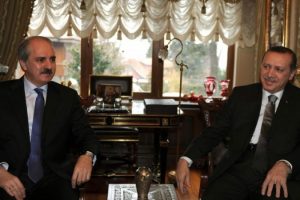 G&ouml;zler Erdoğan-Kurtulmuş g&ouml;r&uuml;şmesinde
