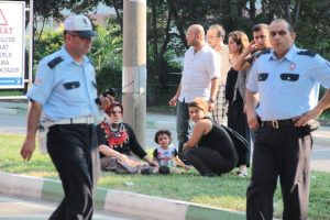 Minikleri korkutan zincirleme kaza