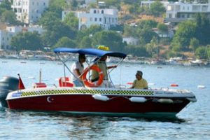 Trafik canavarı denize indi