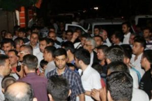 Şehidin mahallesinde d&uuml;ğ&uuml;n gerginliği