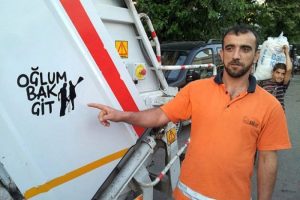 "Oğlum bak git" temizlik&ccedil;ilerin gururu oldu