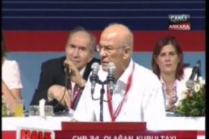 Y&uuml;ksel &Ccedil;akmur'un CHP'lileri mest eden Kurultay konuşması