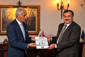 Eroğlu M&Uuml;SİAD heyetini kabul etti