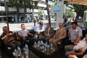 Tarihi &ccedil;arşı yeni buluşma mekanına kavuştu