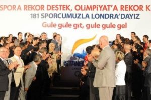Erdoğan 2020 Olimpiyat logosunu tanıttı