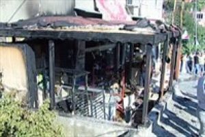 Gaz patladı bu hale geldi