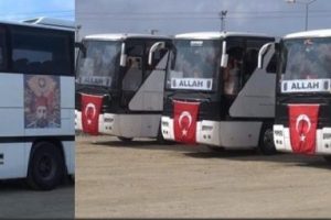 &Ccedil;akıcı'nın yakınları bu otob&uuml;slerle geldi
