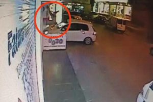 Dehşet kaza saniye saniye kamerada