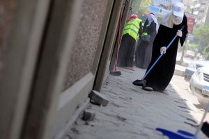 Mısır sokaklarında "Temiz Vatan" kampanyası