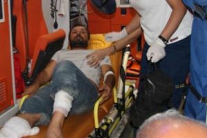 Yaralı gazeteci Kilis'te