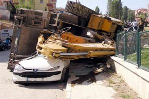 Sinop'ta inanılmaz kaza