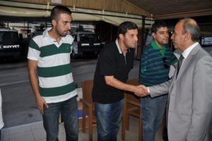 Bursaspor taraftarı emniyette...