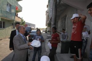 Mektuptan gelen yardım