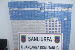 Jandarmadan ka&ccedil;ak sigara operasyonu