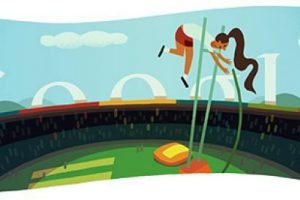 Google'den Londra 2012 sırıkla atlamaya destek