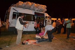 Ordu'da feci trafik kazası: 17 yaralı