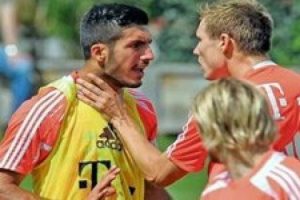 Emre Can ile Badstuber birbirine girdi