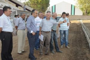 İneg&ouml;l stadyumu tam gaz