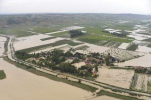 Samsun'daki sel havadan g&ouml;r&uuml;nt&uuml;lendi