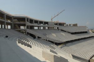 "Timsah Arena'da trib&uuml;nler y&uuml;kseliyor"