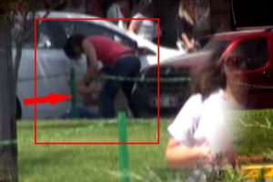Sokak ortasında b&ouml;yle kavga ettiler