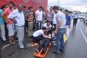 Hayatını taktığı kaska bor&ccedil;lu