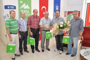Futbol antren&ouml;rleri  Kent Konseyi'nde
