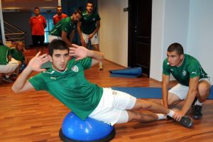 Bursaspor salonda &ccedil;alıştı
