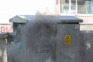 Aşırı y&uuml;klenme yangın &ccedil;ıkardı