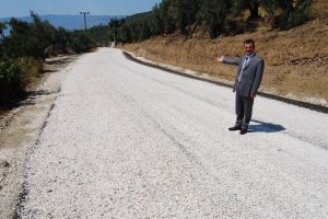 Kumla yolu genişletildi
