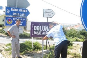 Zabıtadan g&ouml;r&uuml;nt&uuml; kirliliği ile m&uuml;cadele