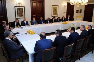 Erdoğan medya temsilcilerini kabul etti