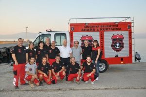 Mudanya arama kurtarmaya &ccedil;ok ama&ccedil;lı ara&ccedil;
